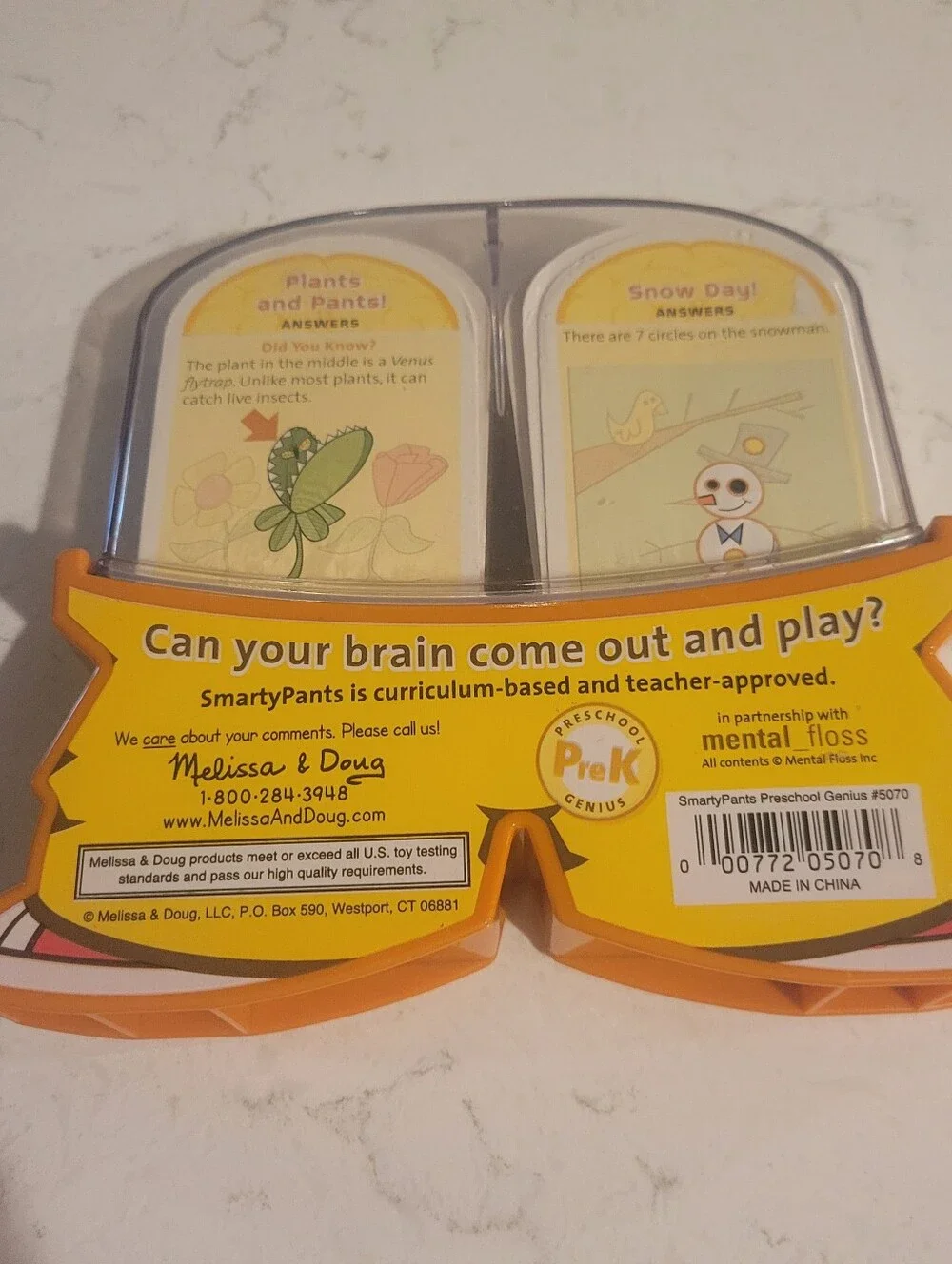 Melissa & Doug SmartyPants Preschool Brain-Building Cards